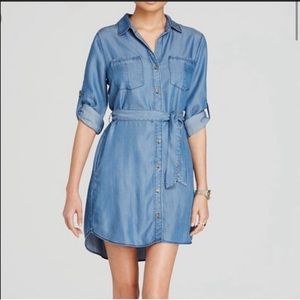 AQUA Chambray dress